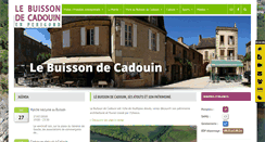 Desktop Screenshot of lebuissondecadouin.fr