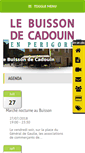 Mobile Screenshot of lebuissondecadouin.fr
