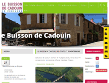 Tablet Screenshot of lebuissondecadouin.fr